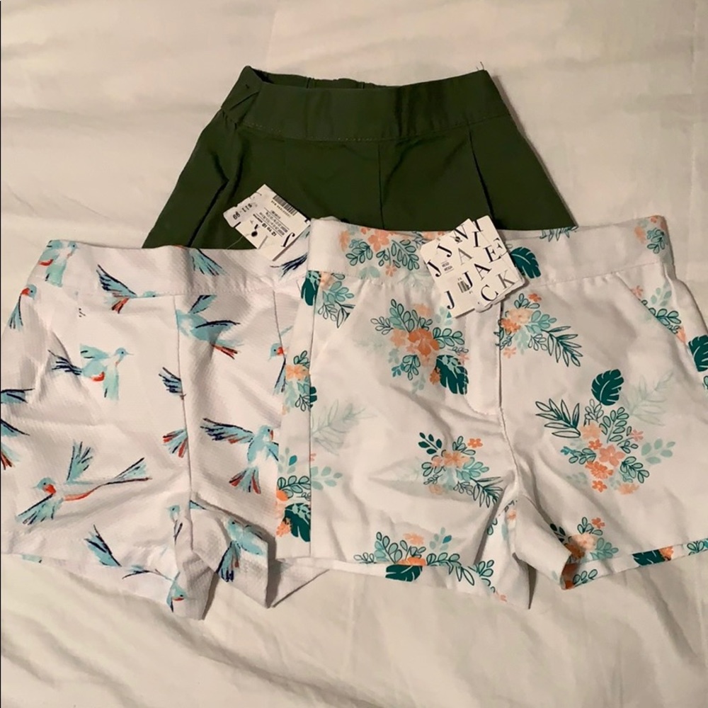 Three pairs of Janie and Jack shorts!
